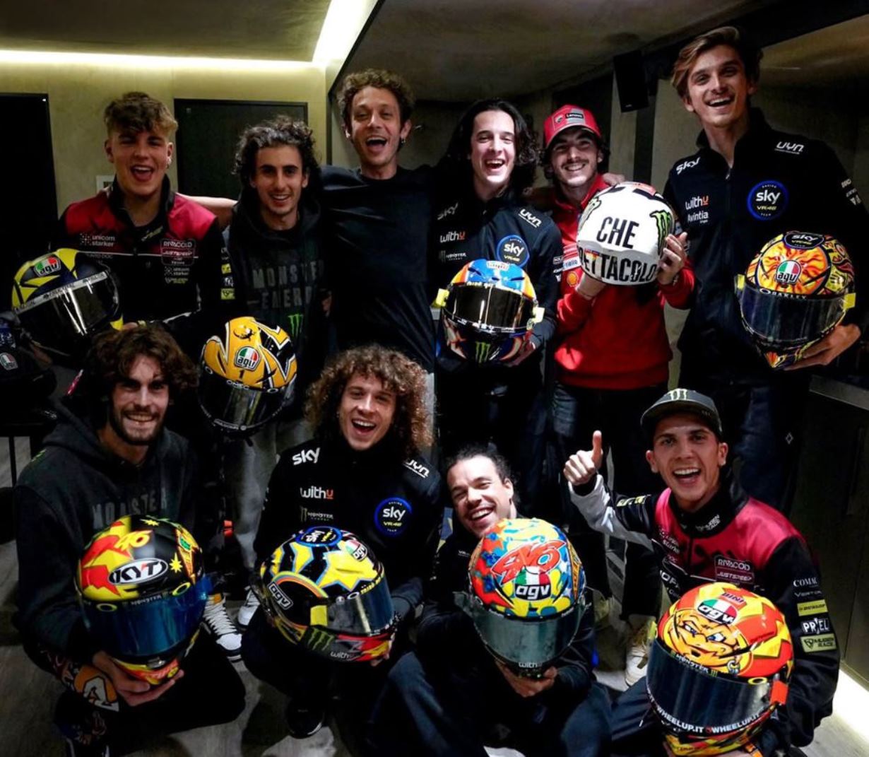 casco Valentino Rossi