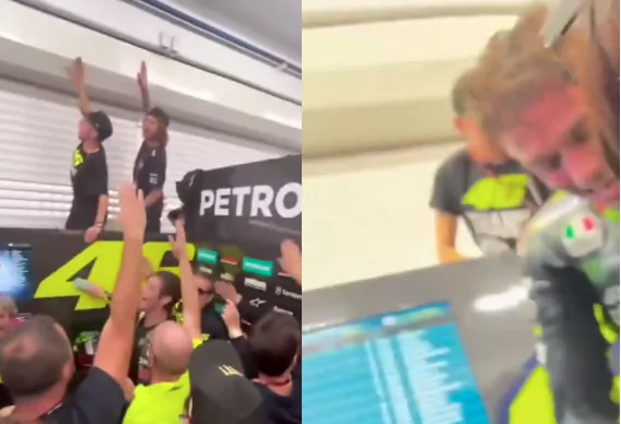 festa box valentino rossi valencia