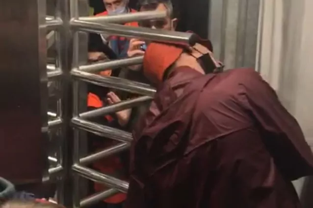 roma milan tifoso tornello