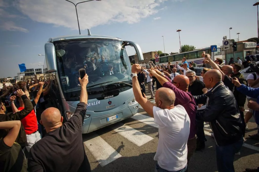 partenza Napoli