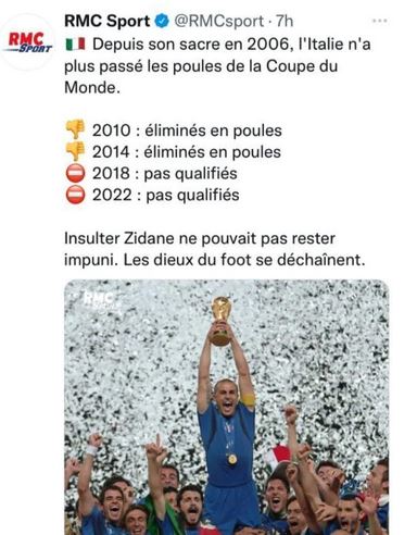 italia maledizione zidane