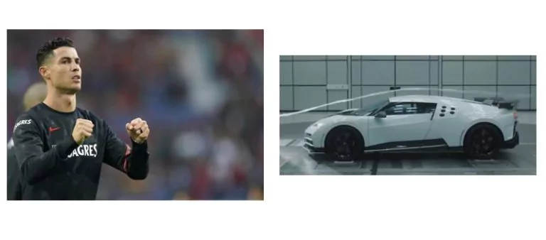 cristiano ronaldo bugatti