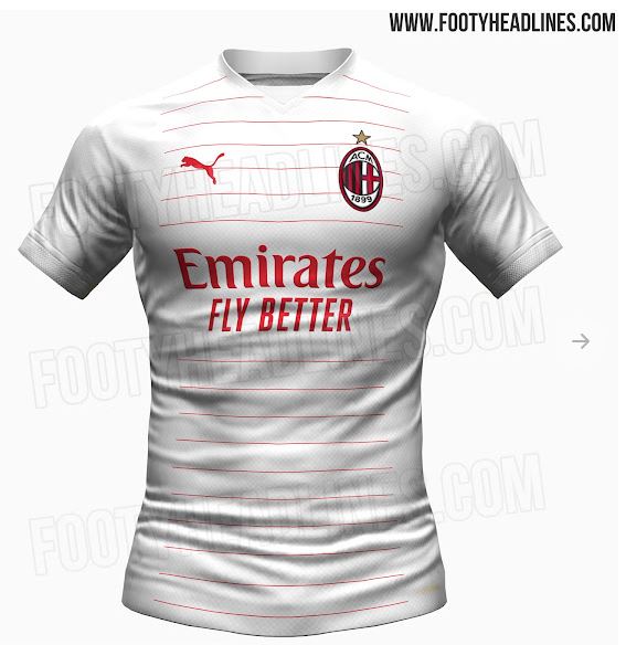 seconda maglia Milan