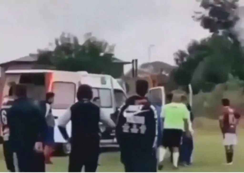 tifoso spara arbitro