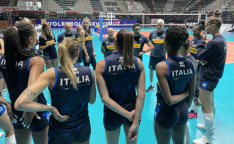 Italia pallavolo femminile Allenamento