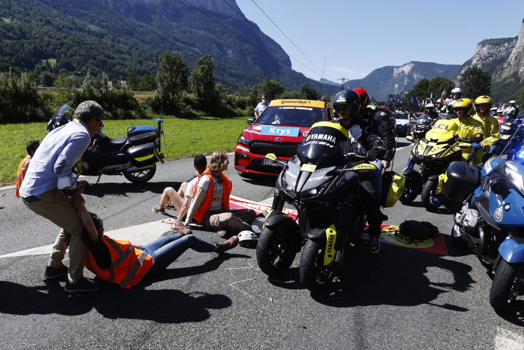 manifestanti tour de france