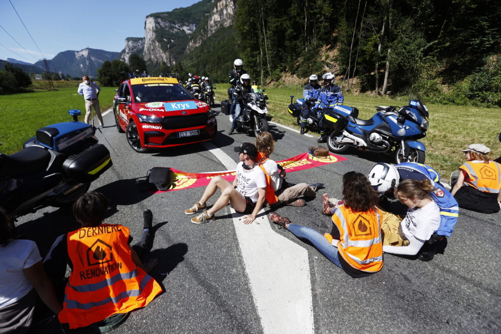 manifestanti tour de france