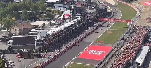 partenza gp belgio f1