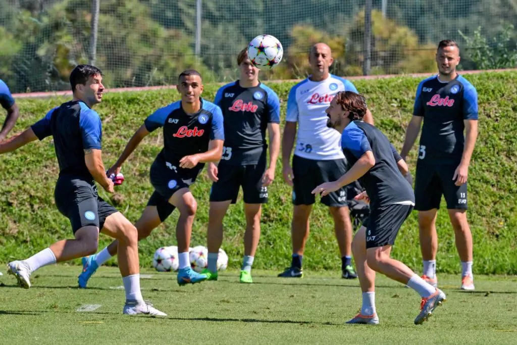 allenamento Napoli