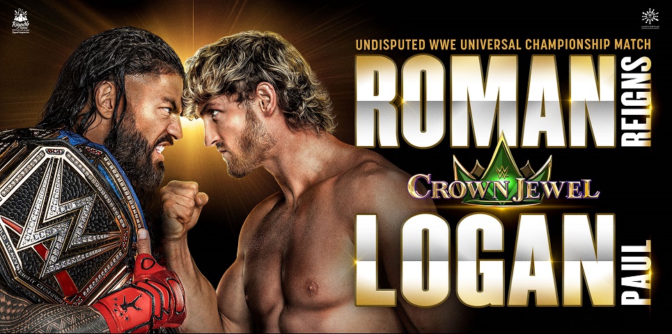 WWE Crown Jewel_Logan Paul-Roman Reigns