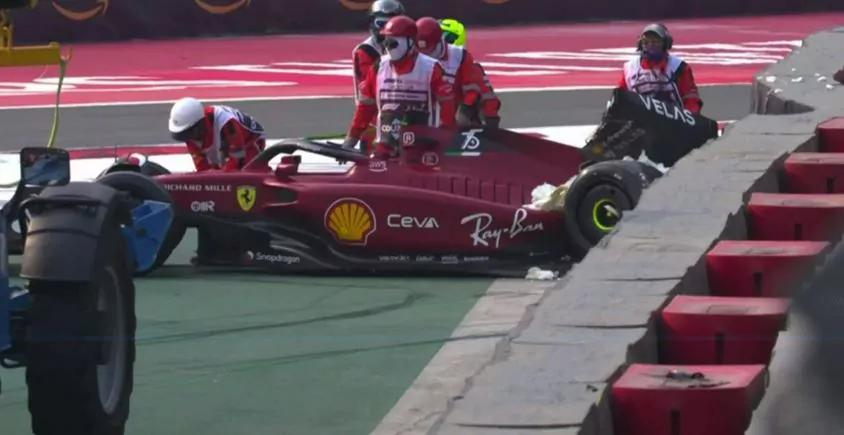 incidente leclerc gp del messico