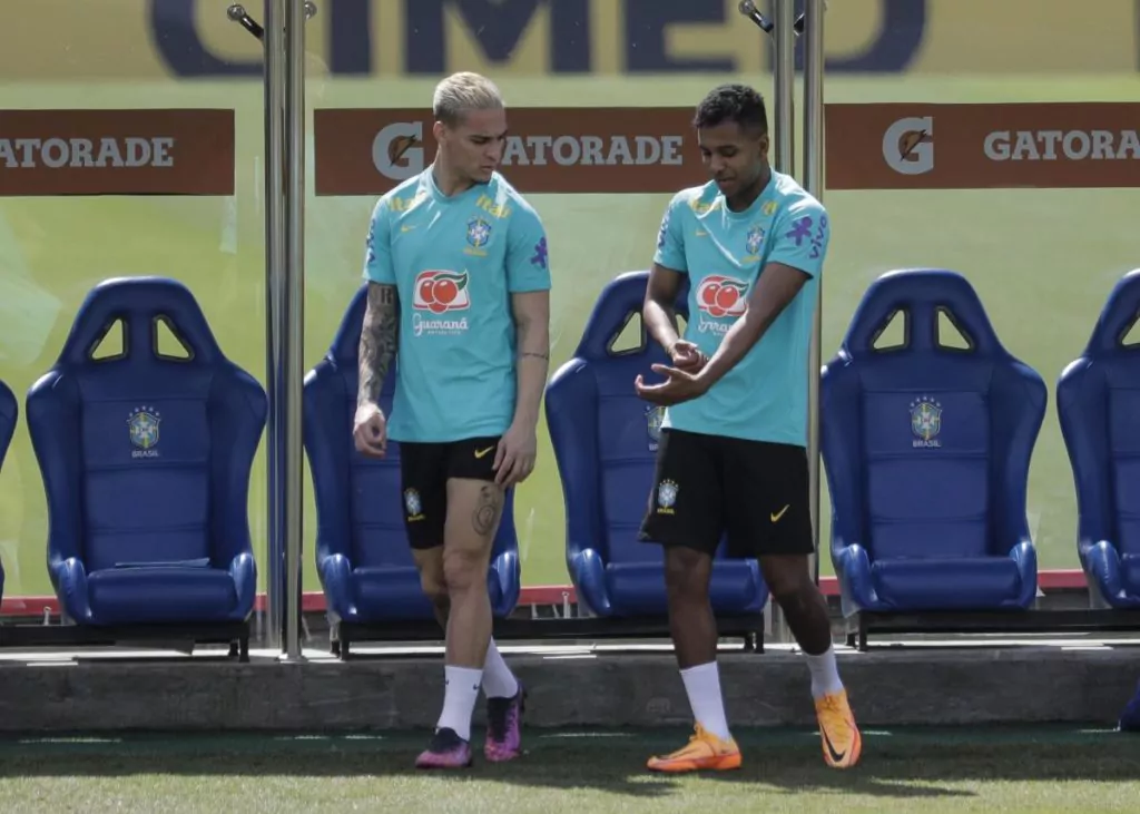Antony allenamento Brasile
