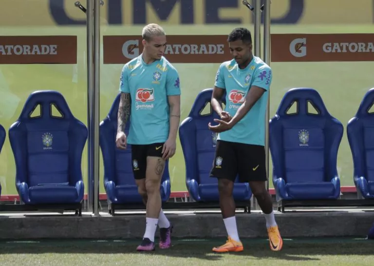 Antony allenamento Brasile