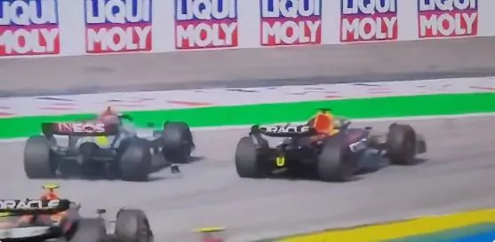 contatto hamilton verstappen brasile