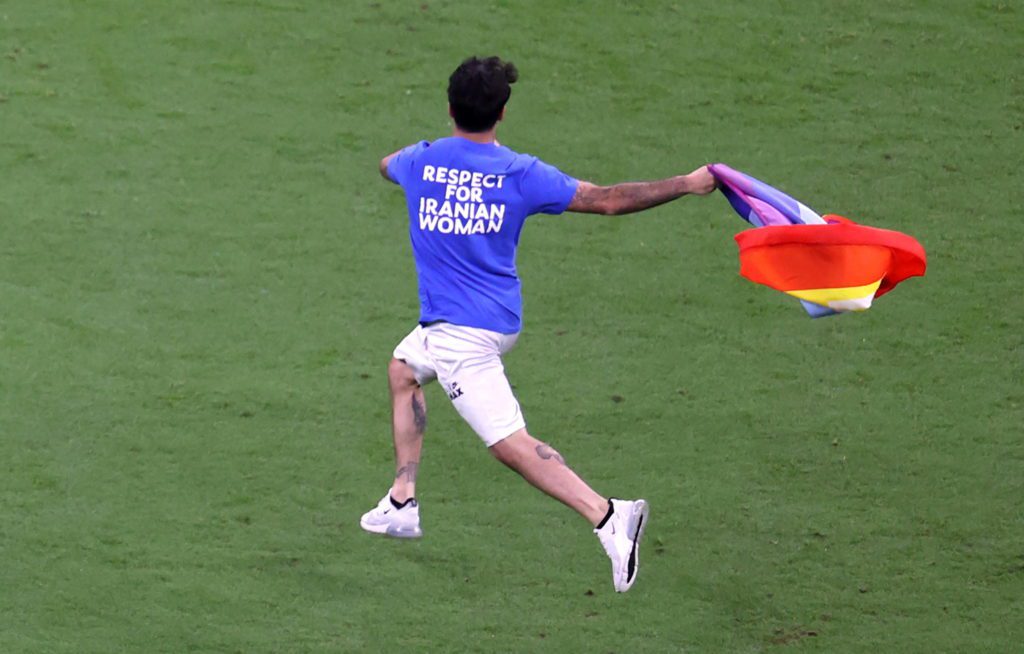 Mario Ferri invasione di campo Portogallo Uruguay Mondiali Qatar
