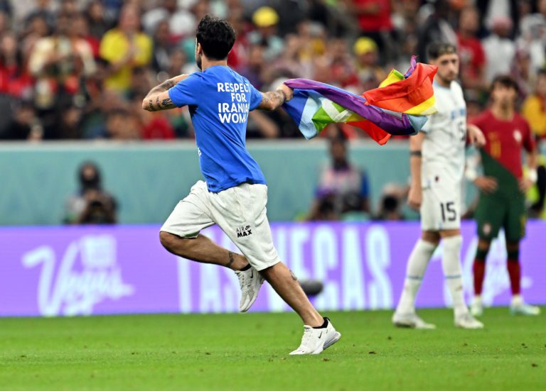 Mario Ferri invasione di campo Portogallo Uruguay Mondiali Qatar