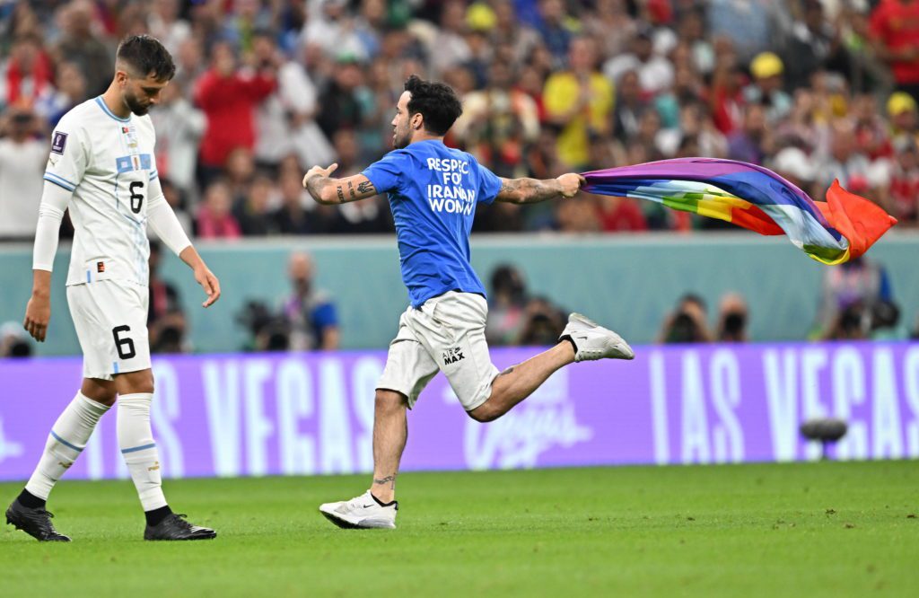 Mario Ferri invasione di campo Portogallo Uruguay Mondiali Qatar