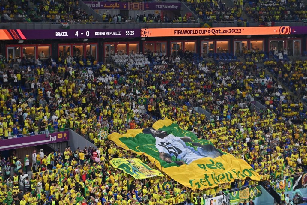 striscione brasile