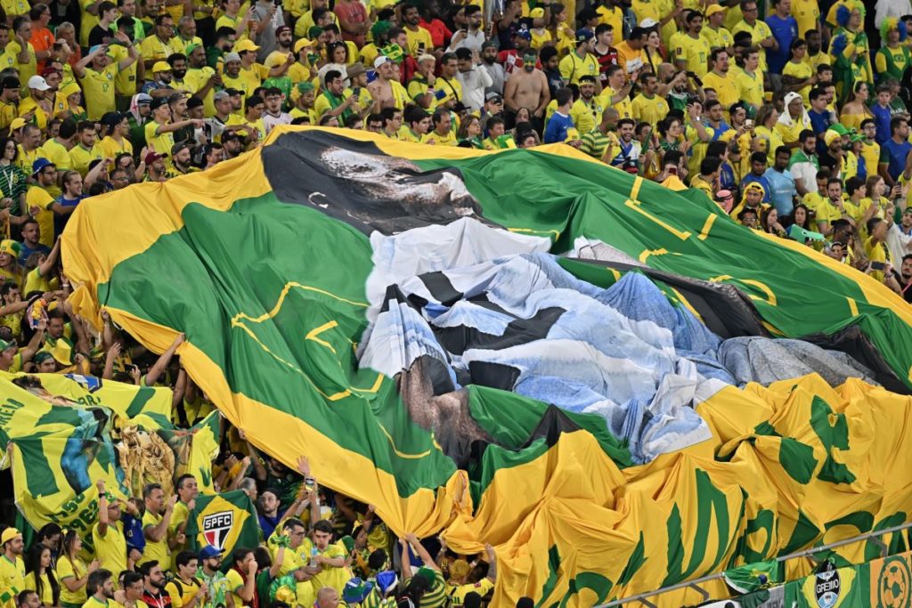striscione brasile