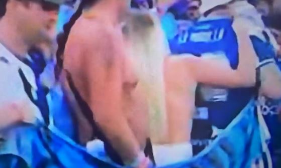tifosa argentina topless