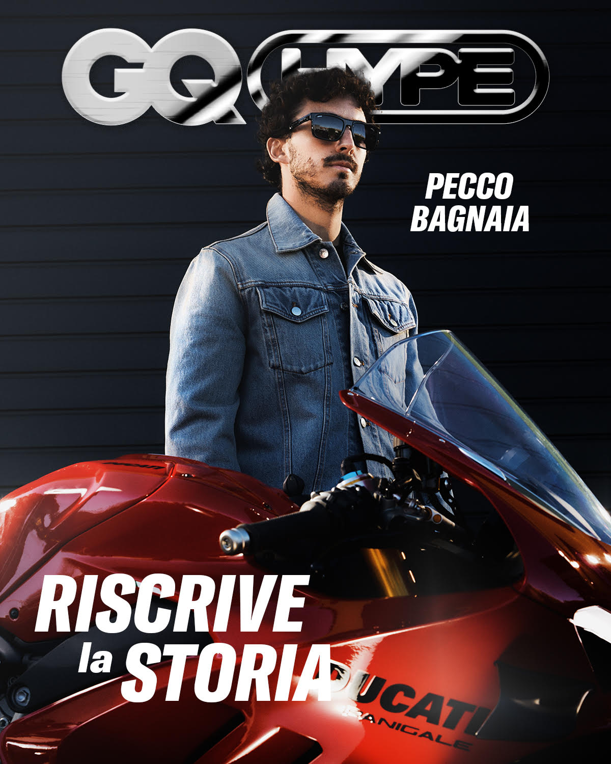 COVER GQ HYPE PECCO BAGNAIA