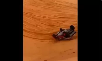 carlos sainz incidente dakar