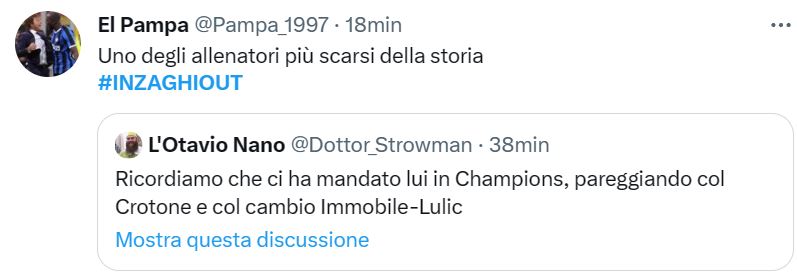 esonero inzaghi