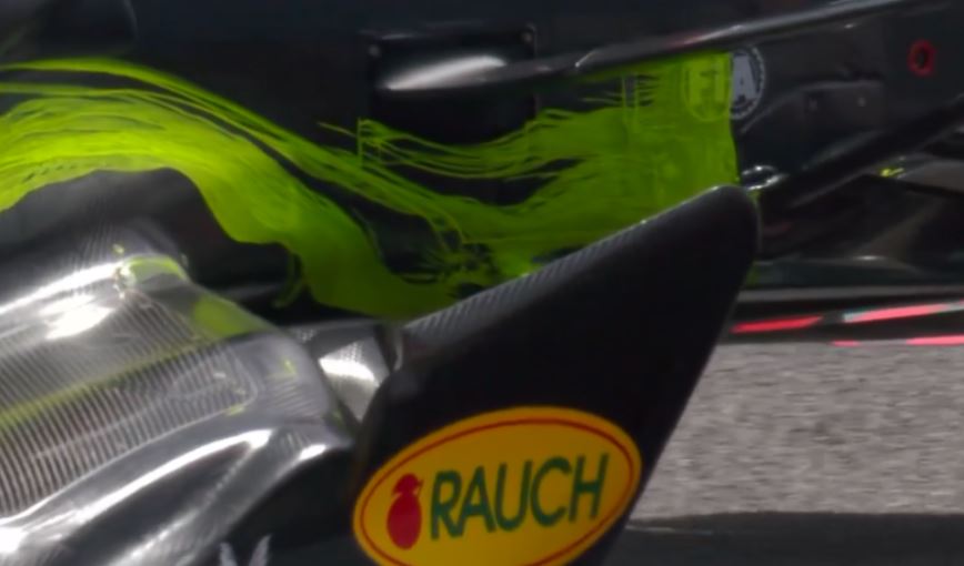vernice RB19 test F1 Bahrain
