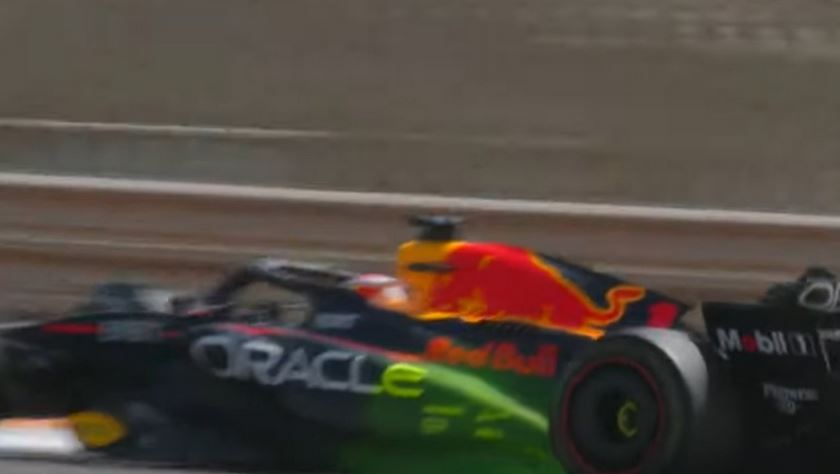 vernice RB19 test F1 Bahrain