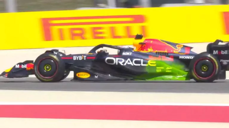 vernice RB19 test F1 Bahrain