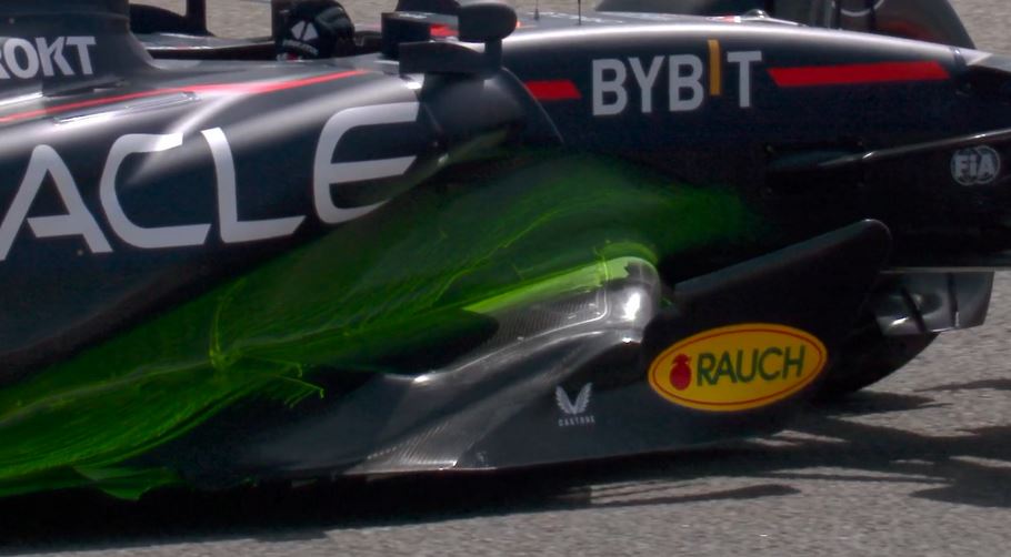 vernice RB19 test F1 Bahrain