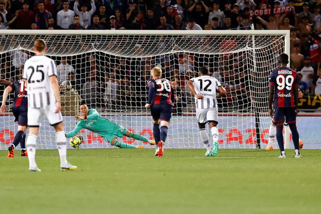 rigore milik bologna juventus