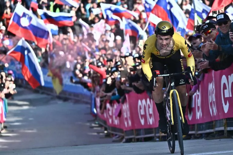 primoz roglic giro d'italia 2023 cronoscalata monte lussari