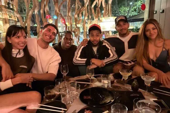 Hamilton e Shakira