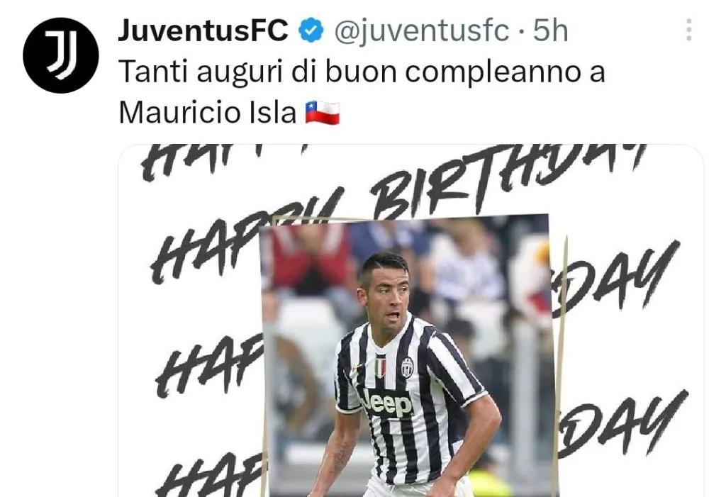 Tweet Juventus