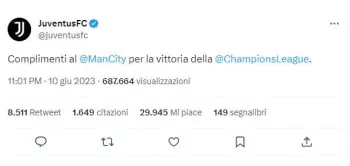Tweet Juventus