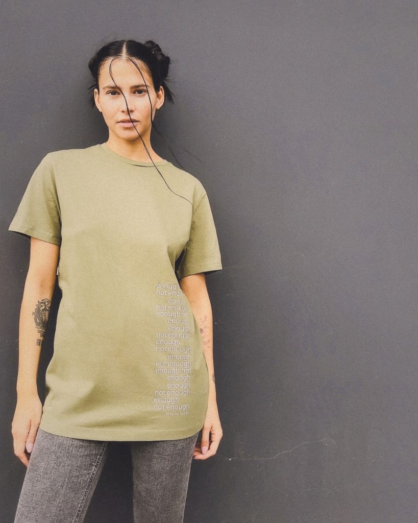 Terranova T-Shirt fronte capsule collection upcycling Santarcangelo Festival