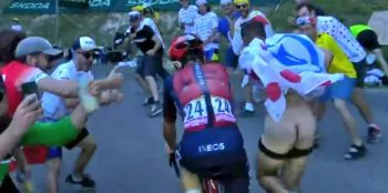 Tour de France 2023 tifoso nudo