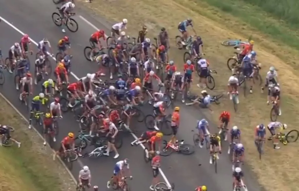 caduta tour de france