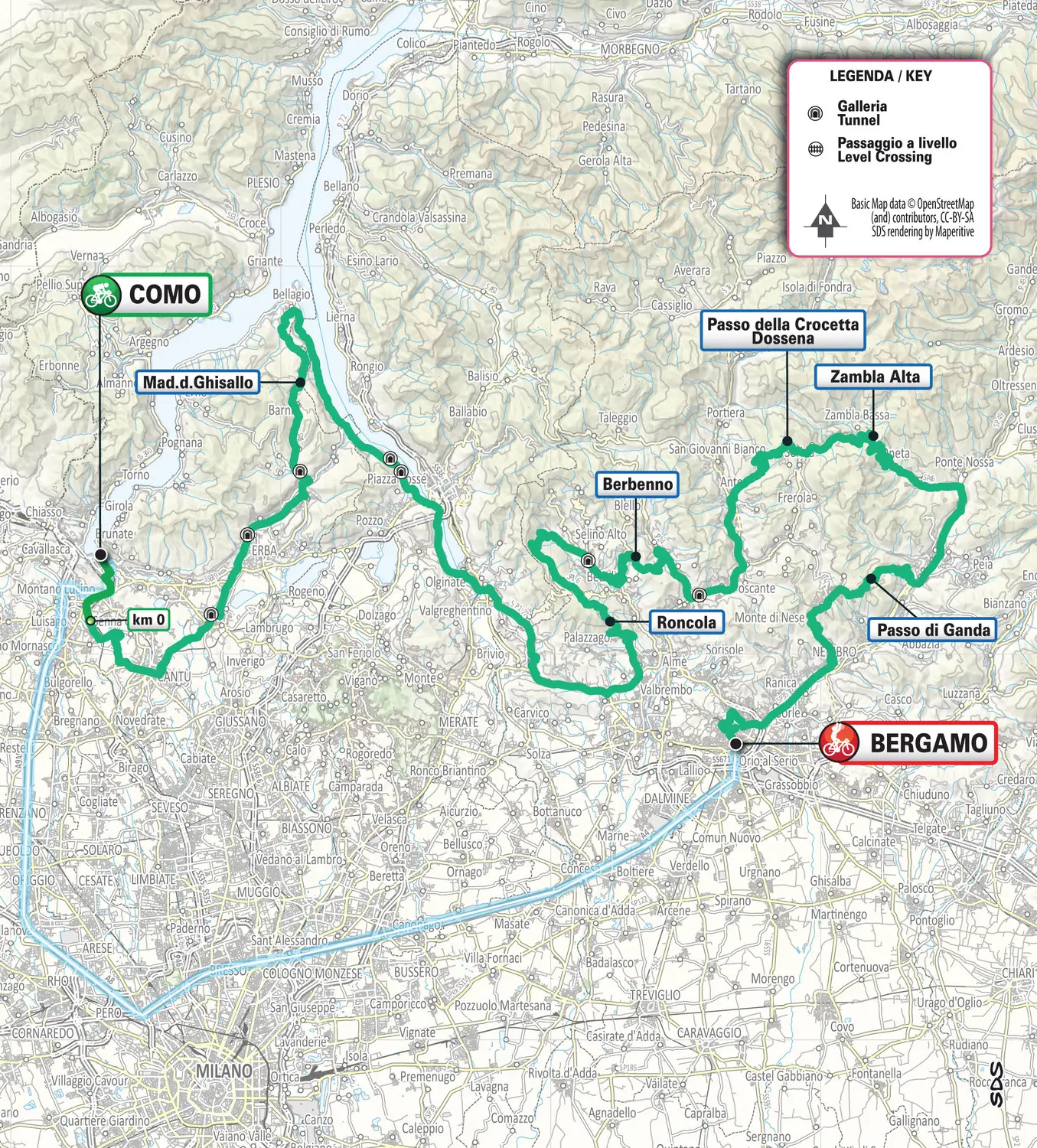 Il Lombardia 2023 planimetria