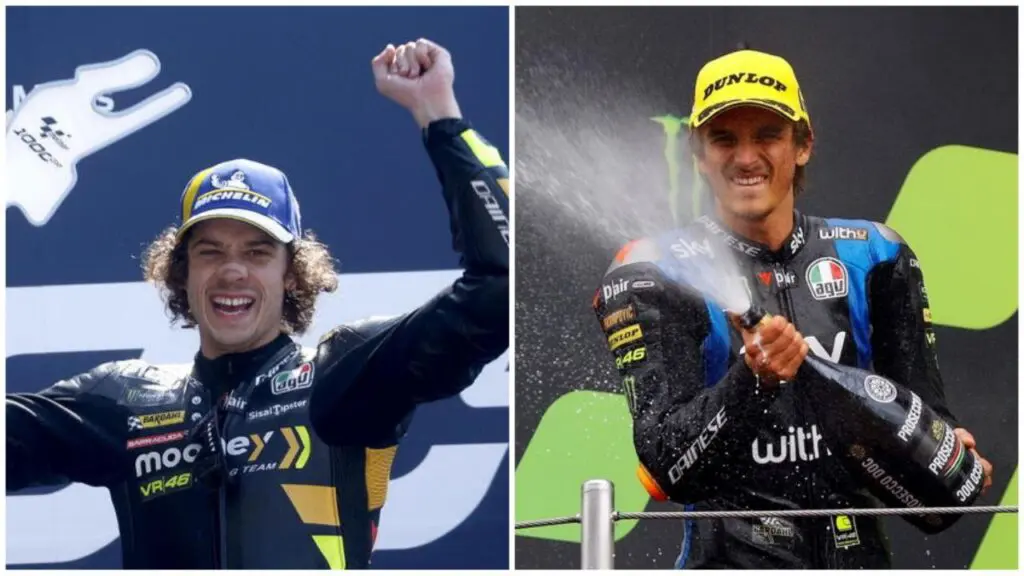 Marco Bezzecchi e Luca Marini
