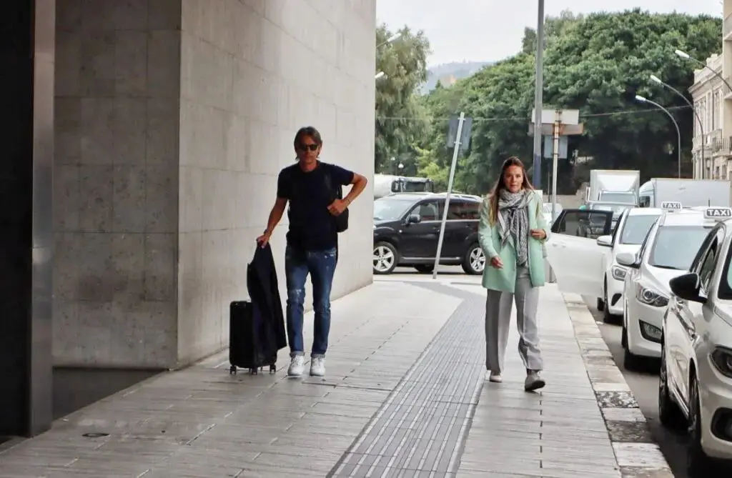 Pippo Inzaghi stazione Reggio Calabria