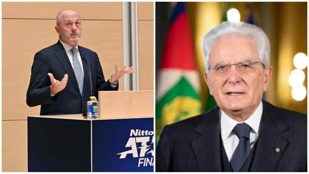 Angelo Binaghi-Sergio Mattarella