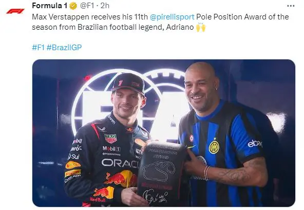 Max Verstappen e Adriano
