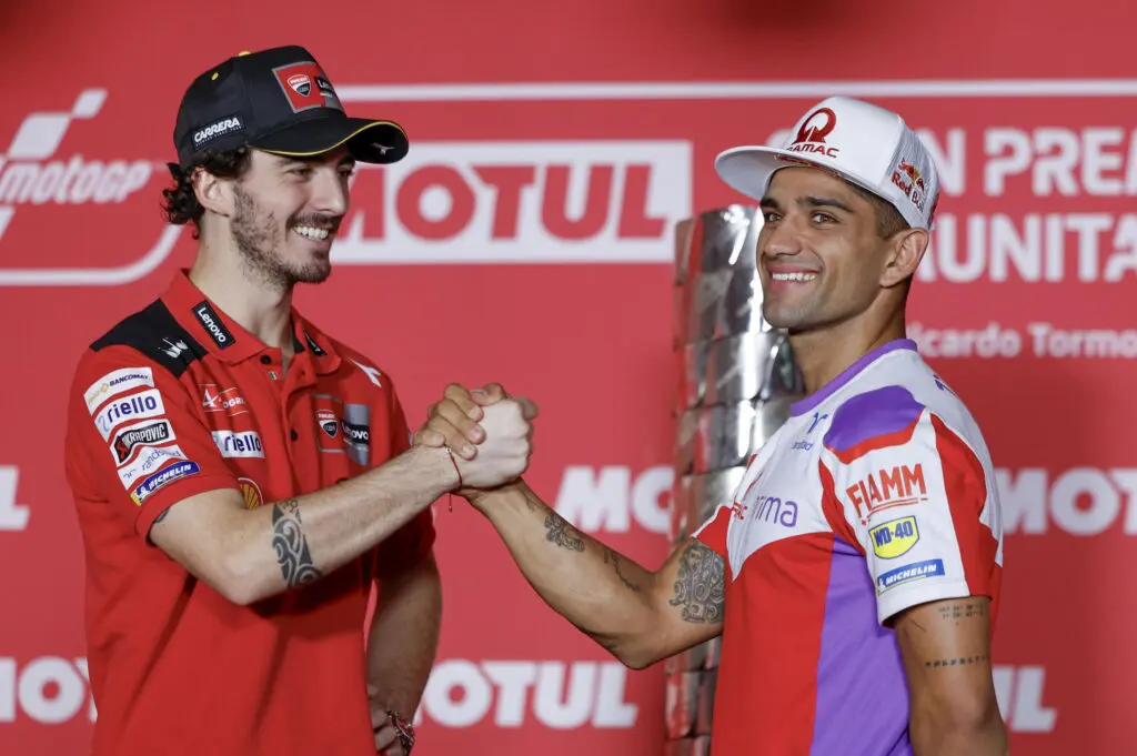 Pecco Bagnaia Jorge Martin