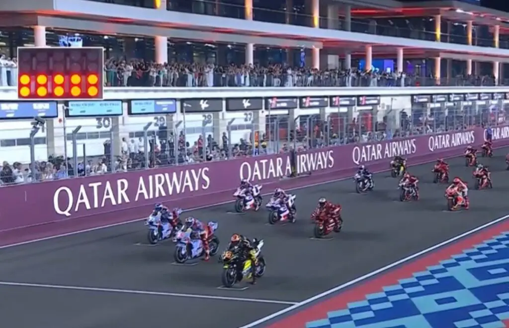 partenza MotoGP Qatar