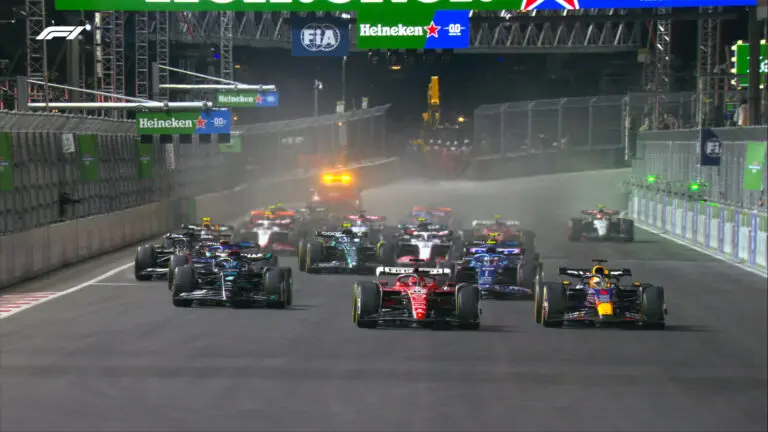 Partenza GP Las Vegas