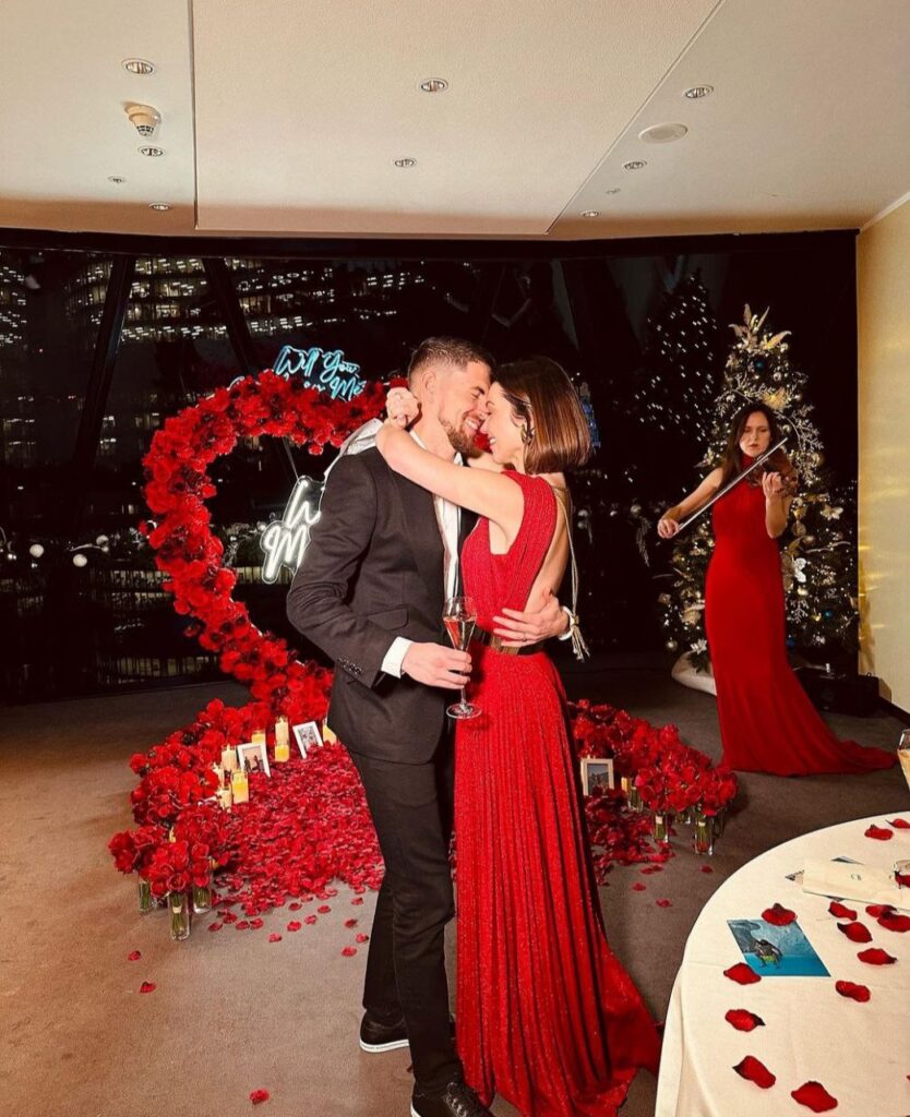 Proposta di matrimonio Jorginho