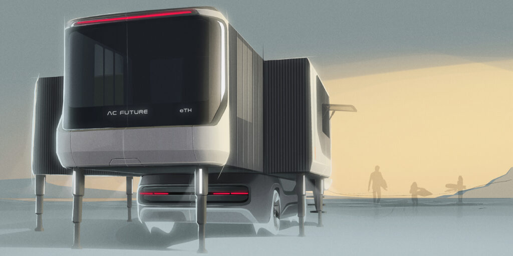 Pininfarina electric tansformer house