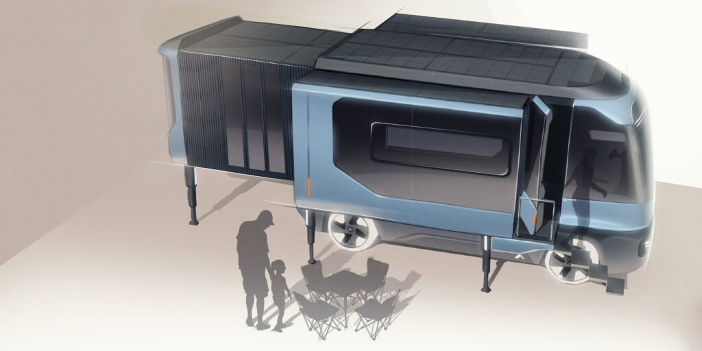 Pininfarina electric tansformer house